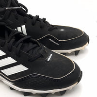 Adidas Black and White Icon Cleats Mens 9.5