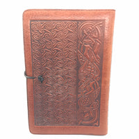 Oberon Brown Leather Journal / Book Cover 6" x 9"