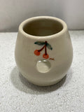 Pottery 1998 Kovak CSK Small Pot with Cherries 3"