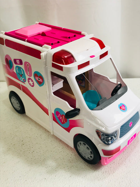 Barbie Ambulance with Light & Sounds NO ACCS