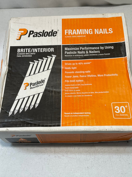 Paslode Framing Nails Brite/Interior 30* Full Head Nail 1,722 of 2,500