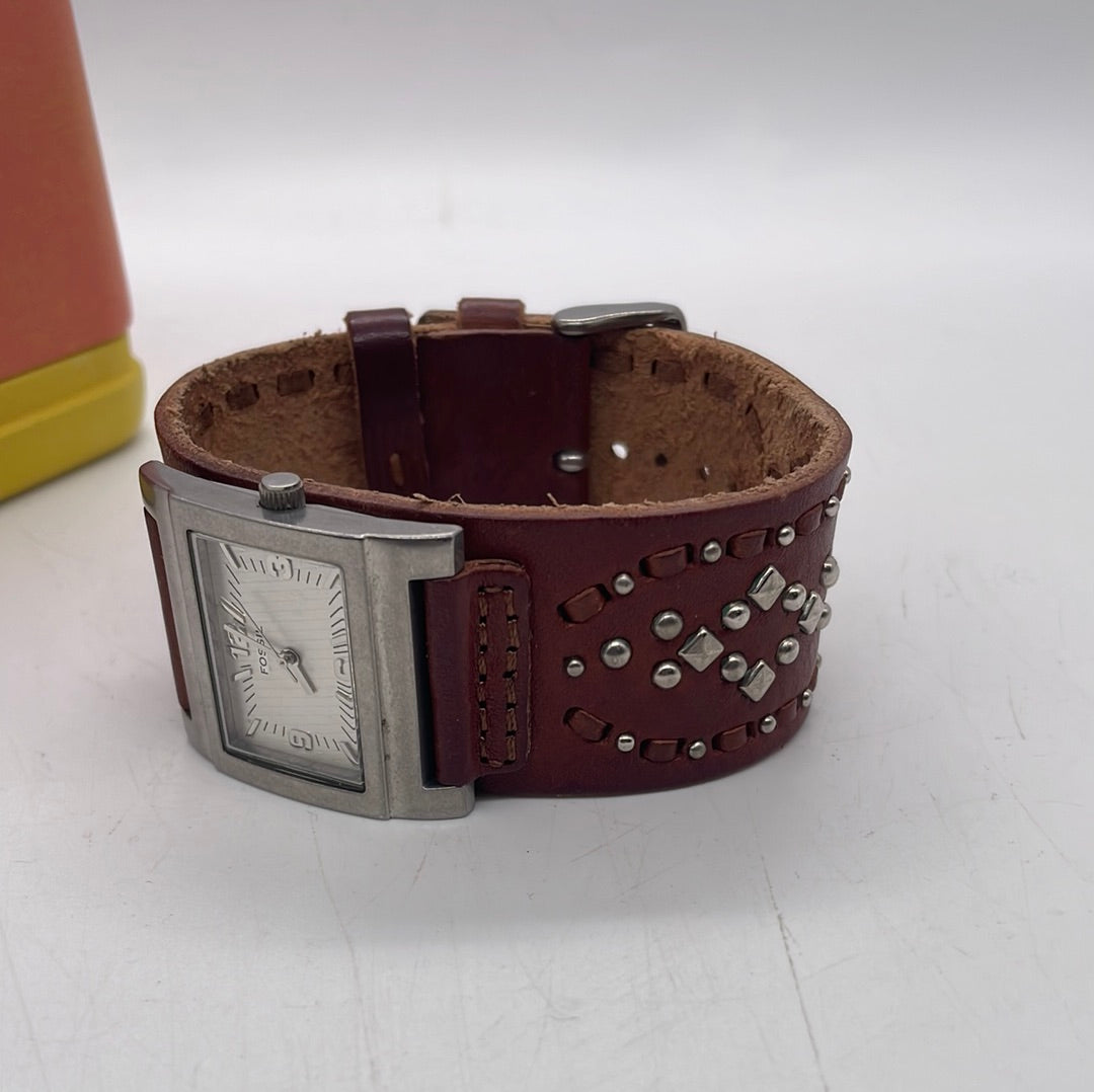 Fossil Watch - UNTESTED Leather Band with Tin LADIES – The Puzzle Piece