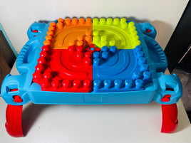 Mega Bloks Table with Folding Legs Primary Colors NO BLOKS TABLE ONLY