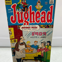 Comic Book Archie Series: 1968 Jughead 3 Book Set 153, 167, 183 WORN