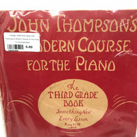 Vintage 1938 Music Book John Thompsons Modern Course for the Piano Third Grade Book