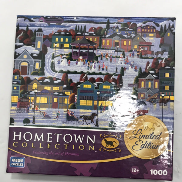 uncounted puzzle 1000 pc home town collection Christmas Town