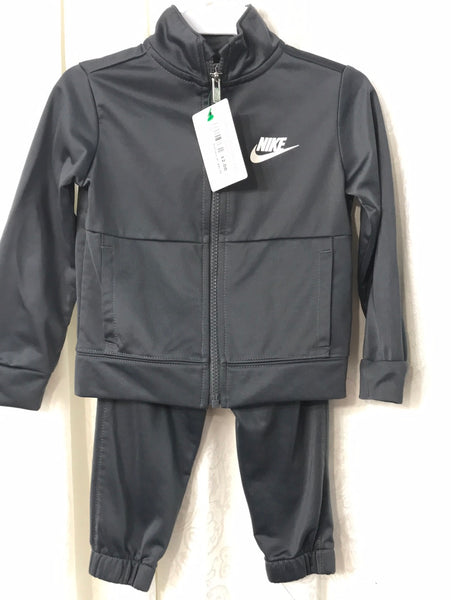 Nike Track Suit 2 PC Gray Pants/Jacket Boys 2T