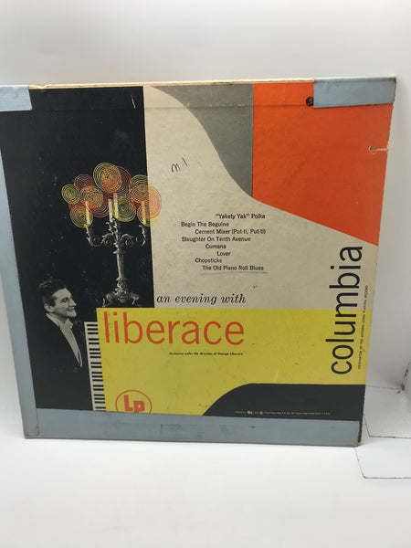 Vinyl Record Scratching 1953 Liberace An Evening with Liberace 10" Vinyl