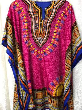 Multicolored Print Tunic Ladies- OS