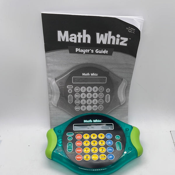 TESTED Math Whiz Electronic Game with Instructions