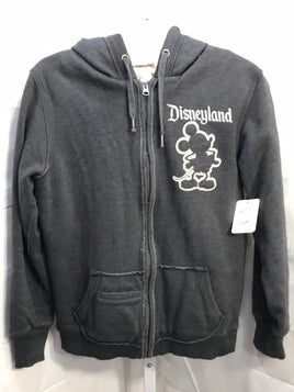Disney Parks Grey Zip "Disneyland 55" Sherpa Lined Jacket Ladies S
