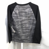 Childrens Place Black and Grey Long Sleeve Shirt Boys XS 4