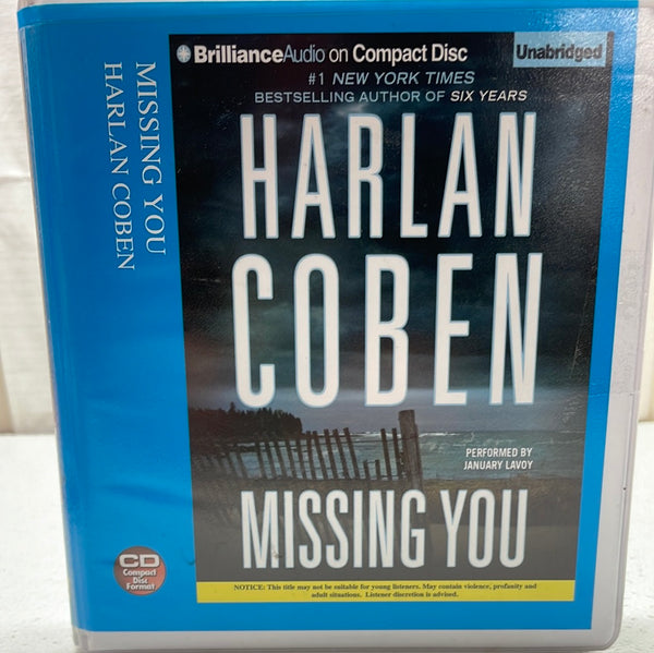 CD Audio Book: Missing you By Harlen Coben *Complete Light Wear UNTESTED*