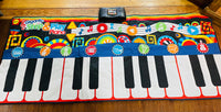 TESTED Gigantic Step & Play Floor Piano Pad Colorful Lots of Tunes!