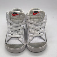 Nike (Lt Stains) White / Black High Top Shoes Toddler 5C