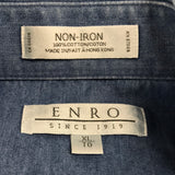 Enro Mens Denim Long Sleeve Shirt Mens XL