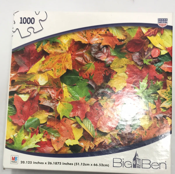 uncounted puzzle 1000 pc big ben Fall Leaves