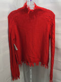 Poof Appearl Vibrant Red Sweater Juniors M