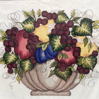 NEW! Cross Stitch Kit: Donna Dewberry "Fruit" 14" x 11"