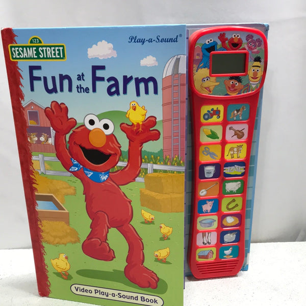 Sesame Street TESTED, REALLY FUN!! Fun At The Farm Video Play-a-Sound Book