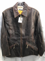 Colebrook & Co. Brown Leather Jacket Ladies M