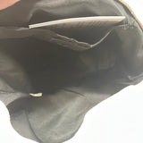 NEW Deux Lux Backpack Purse Canvas BLack Vegan Leather Flap/Corners