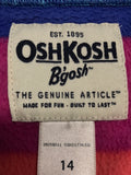 OshKosh MultiColor Half-Zip Pullover Girls 14