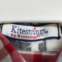 Kitestrings Black, Red, & White Plaid Shirt Boys 3T