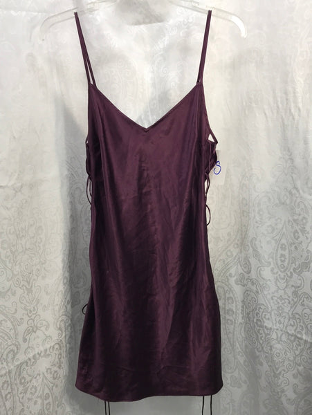 Victoria's Secret Deep Purple Silky Night Dress Lingerie Ladies S