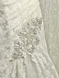 Davids Bridal Wedding Dress Ivory Lace See Description...