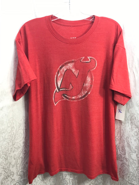 NHL New Jersey Devils Red Graphic Tee Adult XL