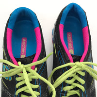 Skechers Athletic Shoes Multi Neon Colors Girls 6 SHOWS WEAR