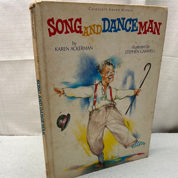 VINTAGE 1988 Song and Dance Man Large Hardcover Book