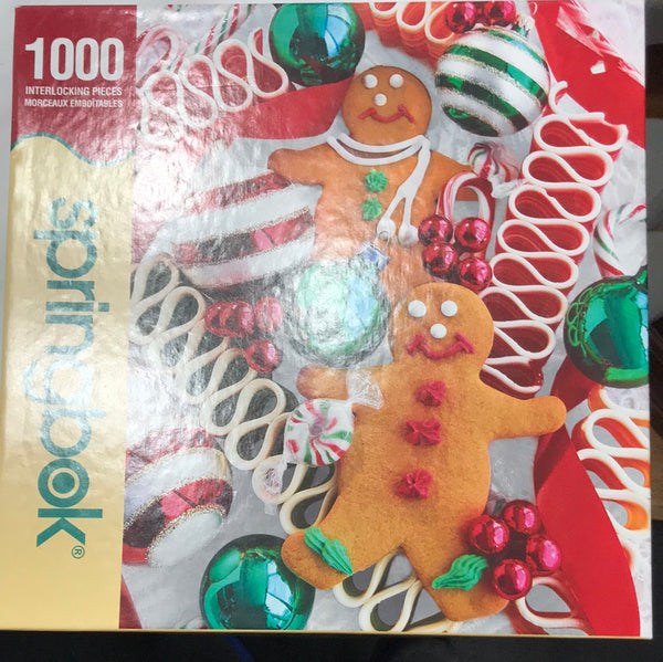 uncounted puzzle 1000 pc springbok christmas Ornaments