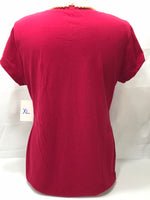 Graphc Tee Wound Up "Too Blessed..."  WIne Color Juniors XL