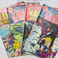 Comic Book: DC Comics 1973 Kamandi The last Boy on Earth! 4 Book Set 30566 WORN