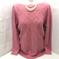 Loft Blush Pink Sweater Ladies L