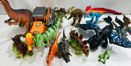 15 PC Dinosaur & Dragon Toy Set Some Animated