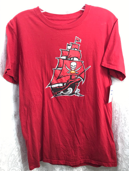 Tampa Bay Buccaneers Graphic Shirt Red Ladies M