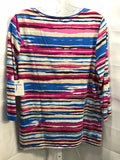 Madison Multicolor Stripe Shirt Ladies L