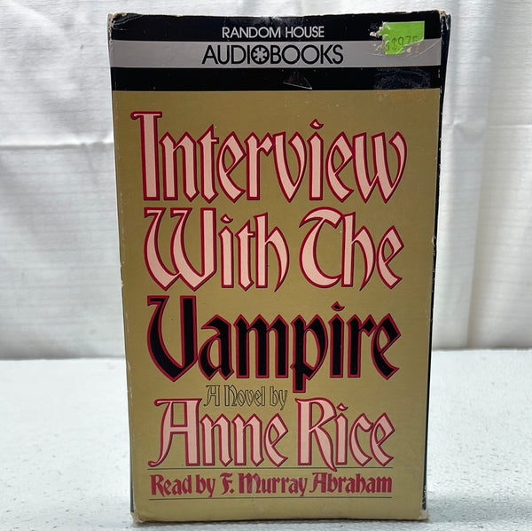 Cassette Audio Book:  Interview with the Vampire by Anne Rice *Complete UNTESTED*