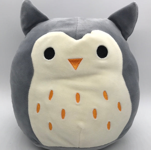 Squishmallows FRESHLY LAUNDERED Hoot the Gray Owl 8"