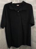 Puritan Black Collard Shirt Mens XL