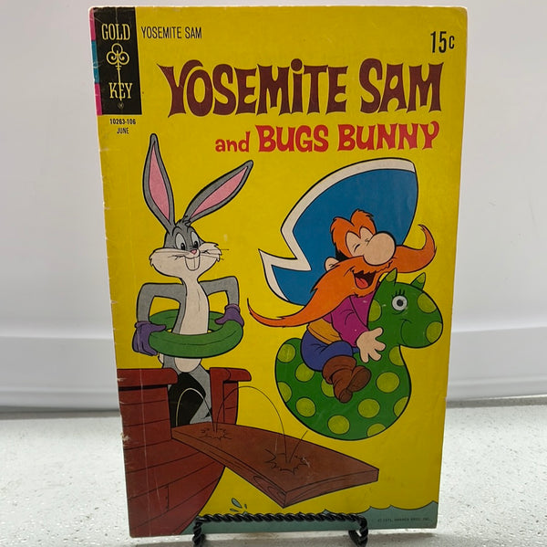 Comic Book: GOLD KEY 1971 Yosemite Sam & Bugs Bunny WORN