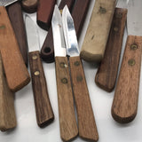 23 PC Knife Set Wooden Handles Stainless Steel Blades Random Sizes/Uses