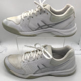 Asics Gel Dedicate Tennis Shoe E757Y White STAINING Ladies 8