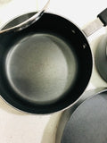 Cooks (Show Wear) JC Penny Home Hard Annodized Nonstick Pot & Pan Set 5 pcs
