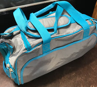 Gray / Teal (Lt Wear) Duffel Bag