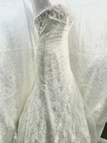 Davids Bridal Wedding Dress Ivory Lace See Description...