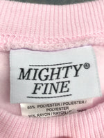 Mighty Fine "Los Angeles" Pink Crop Sweatshirt Juniors XL